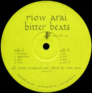 Riow Arai : Bitter Beats (12")