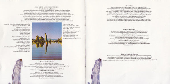 Pink Floyd : Wish You Were Here (CD, Album, RE)