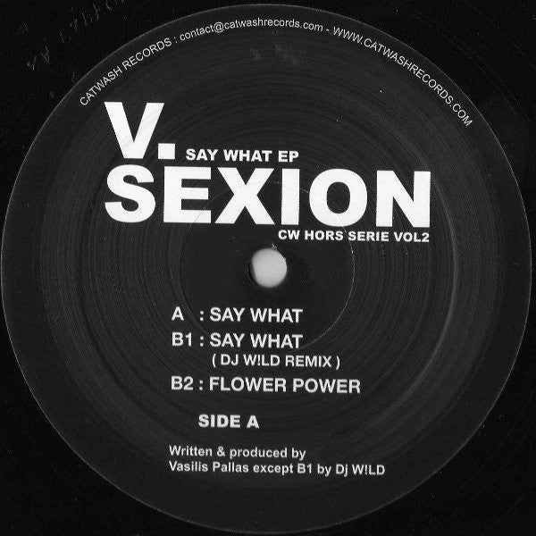 V.Sexion : Say What EP (12", EP)