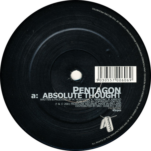 Pentagon : Absolute Thought / So Special (12")
