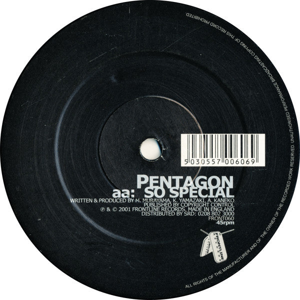 Pentagon : Absolute Thought / So Special (12")