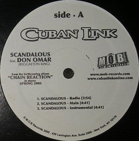 Cuban Link : Scandalous / Sugar Daddy (12")