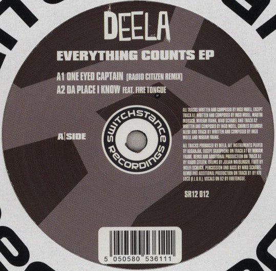 Deela : Everything Counts EP (12", EP)