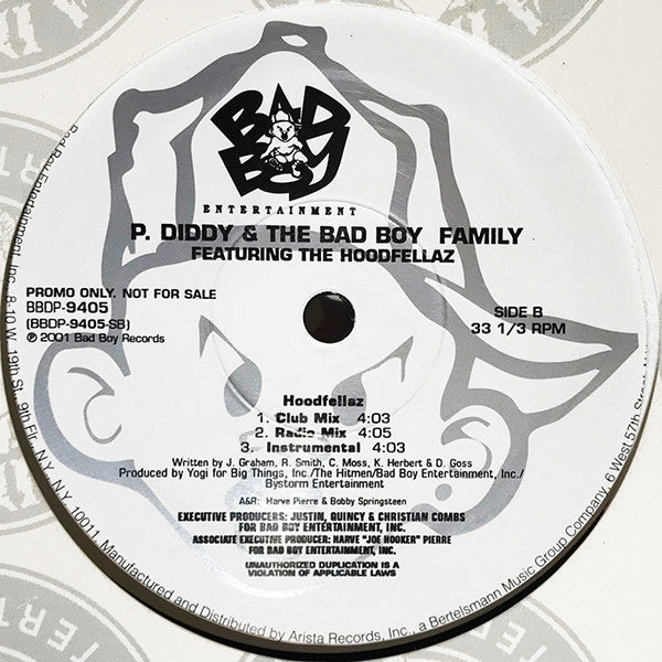 P. Diddy & The Bad Boy Family : If You Want This Money (12", Promo)