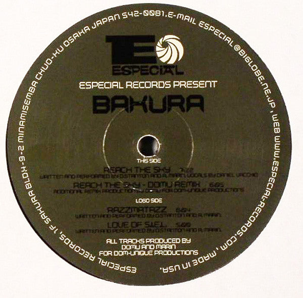 Bakura : Reach The Sky (12")