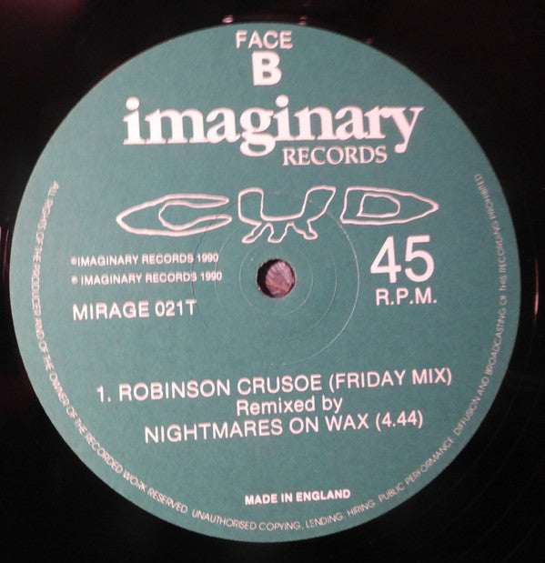 CUD : Robinson Crusoe EP (12", EP)