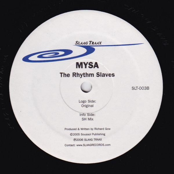 The Rhythm Slaves : Mysa (12")