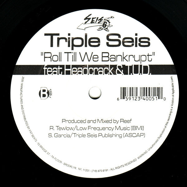 Triple Seis : Some Shit (12")
