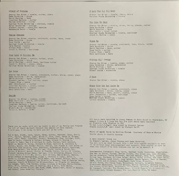 Sharon Van Etten : Are We There (LP, Album, Ltd, RE, RP, Cle)
