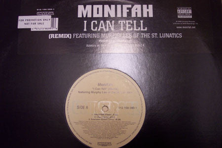 Monifah : I Can Tell (Remix) (12", Promo)