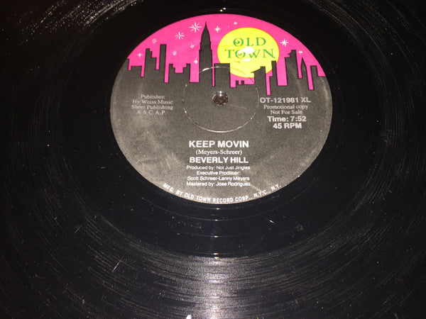 Beverly Hill (2) : Keep Movin (12", Promo)