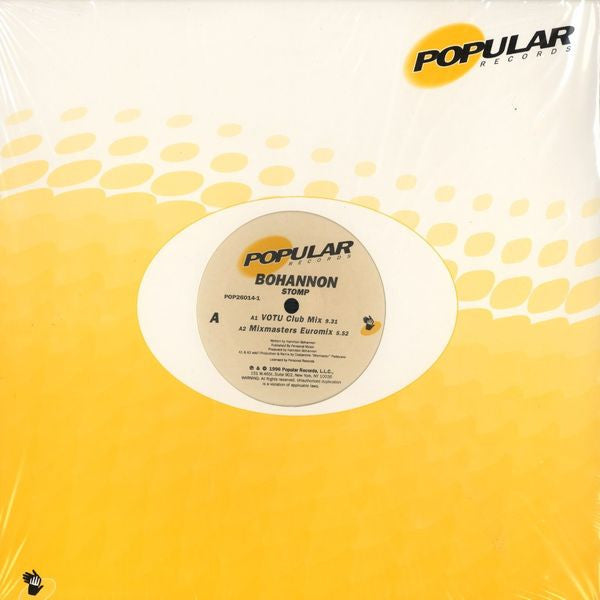 Hamilton Bohannon : Stomp (12")