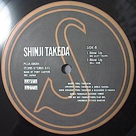 Shinji Takeda : Blow Up (12")
