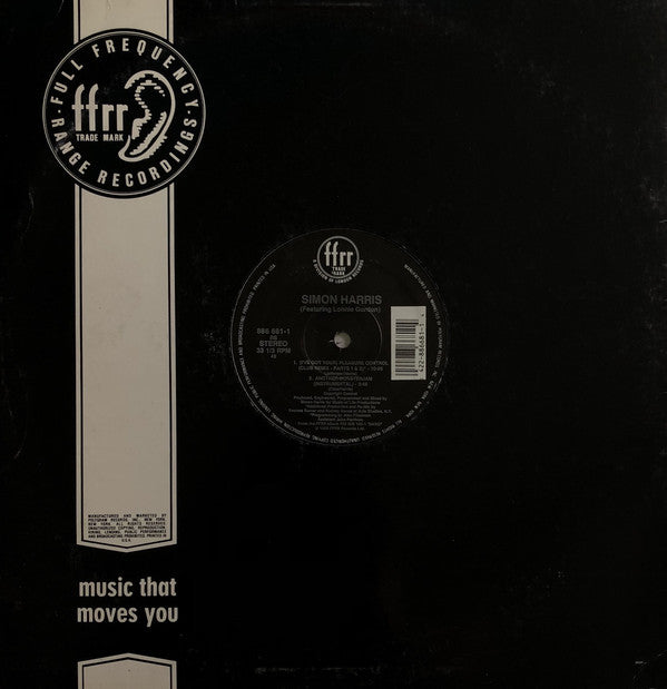 Simon Harris : Another Monster Jam / (I've Got Your) Pleasure Control (12")