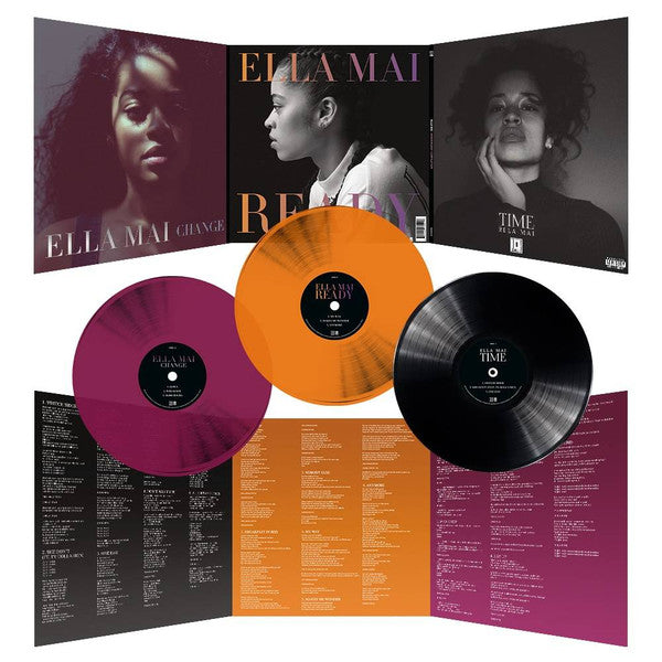 Ella Mai : Time Change Ready - Anniversary Compilation (12", EP, Bla + 12", EP, Tra + 12", EP, Tra + Comp,)