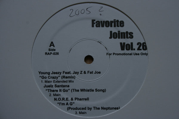 Various : Favorite Joints Vol. 26 (12", Promo)