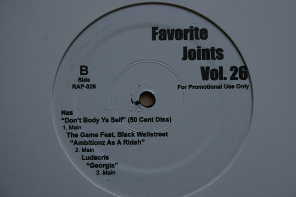 Various : Favorite Joints Vol. 26 (12", Promo)