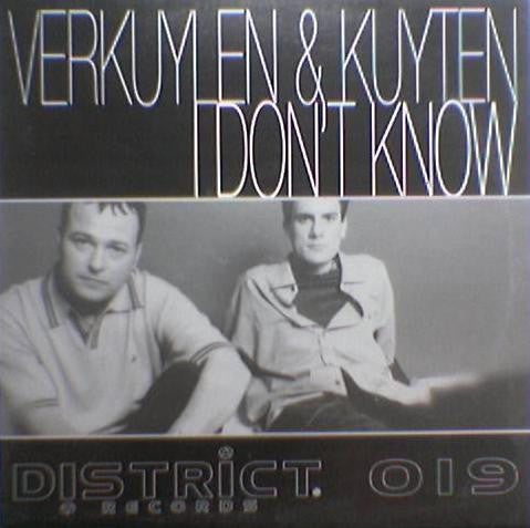 Marco Verkuylen & Benjamin Kuyten : I Don't Know (12")