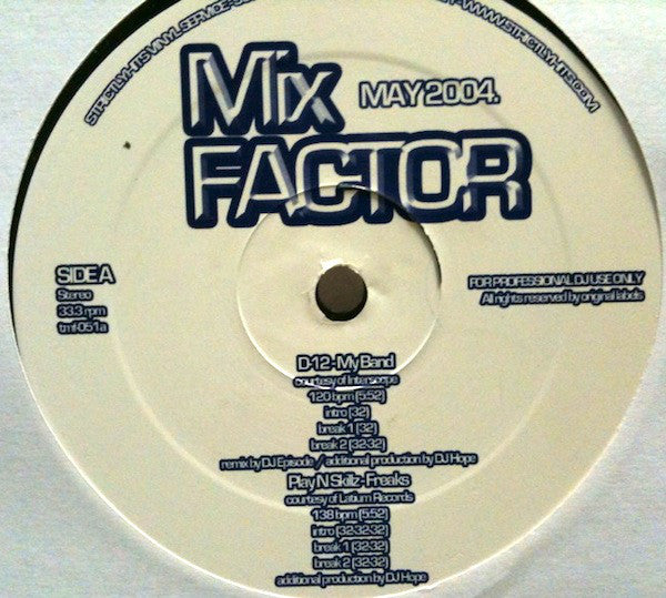 Various : Mix Factor (May 2004) (2x12", Comp, P/Mixed)
