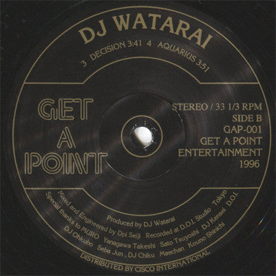 DJ Watarai : Get A Point (12")