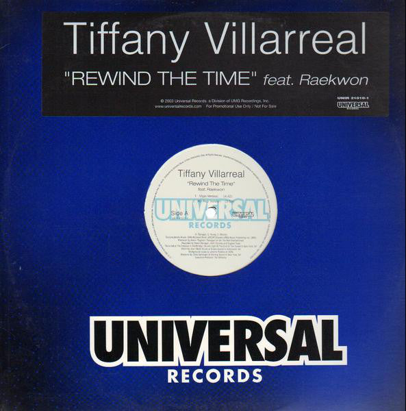 Tiffany Villarreal Featuring Raekwon : Rewind The Time (12", Promo)