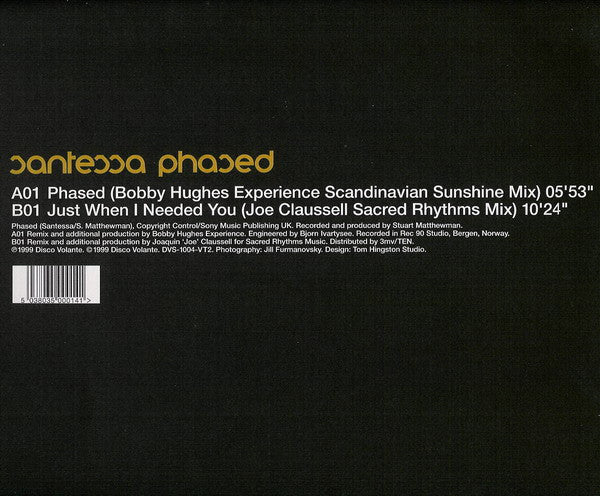 Santessa : Phased (12")