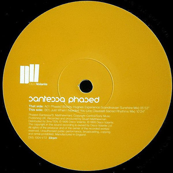 Santessa : Phased (12")
