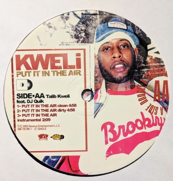 Talib Kweli : Good To You / Put It In The Air (12", Single)