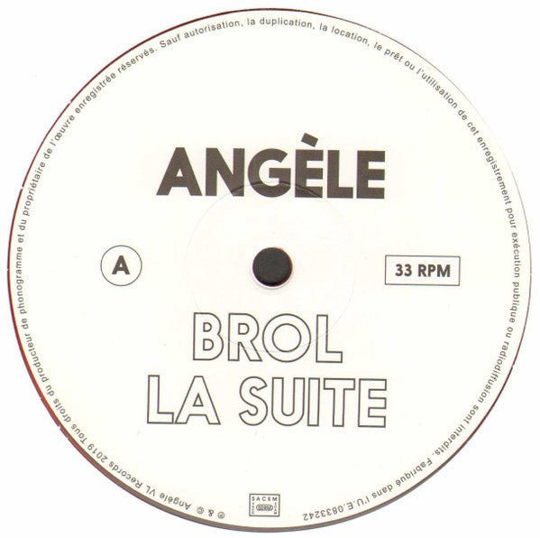 Angèle (3) : Brol La Suite (2xLP, Album, RE, Tra)
