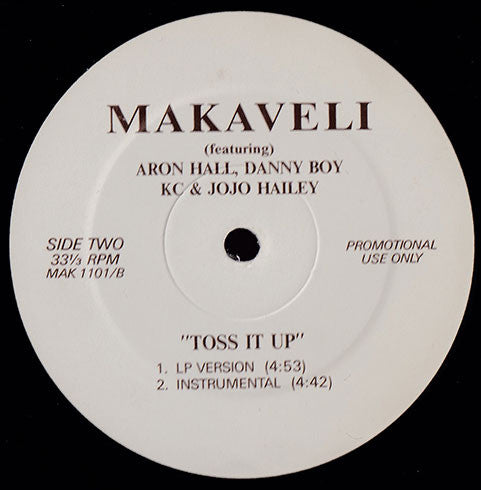 Makaveli : Toss It Up (12", Single, Promo)
