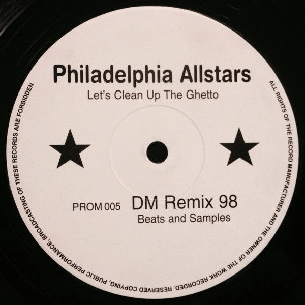 Philadelphia International All Stars : Let's Clean Up The Ghetto (12", Unofficial)