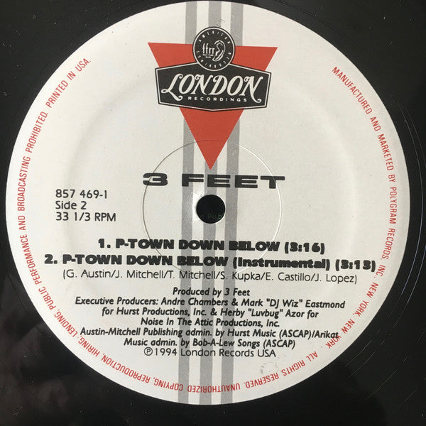 3 Feet : Musical Sista (12")