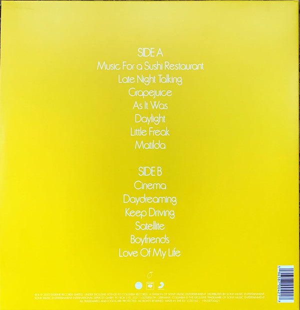 Harry Styles : Harry’s House (LP, Album, Ltd, Sea)