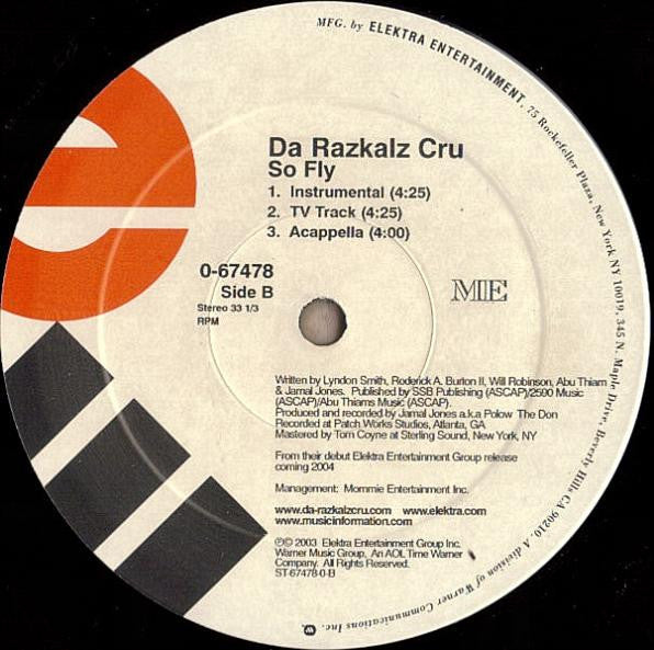 Da Razkalz Cru : So Fly (12")