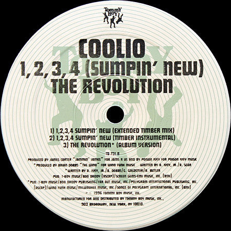 Coolio : It's All The Way Live (Now) (From The Motion Picture Soundtrack Eddie) (12")