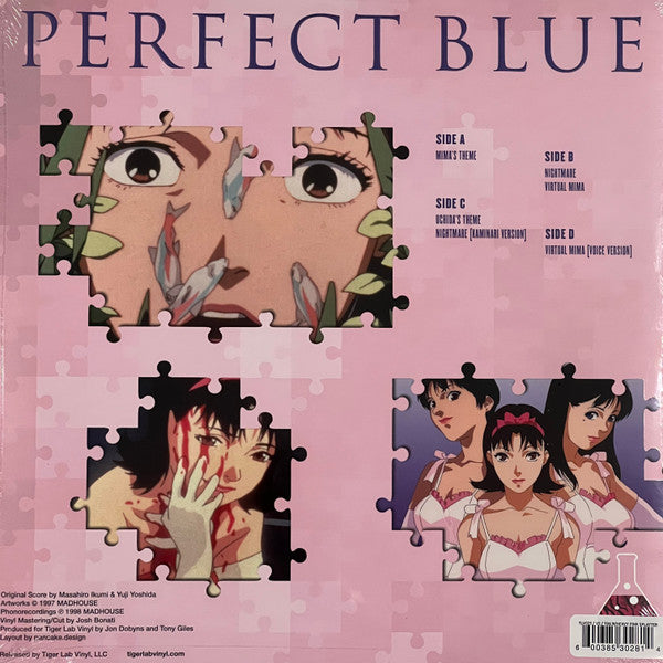 Masahiro Ikumi, Yuji Yoshida (3) : Perfect Blue (Original Score) Deluxe Audiophile Edition (2xLP, Album, Dlx, RM, Blu)