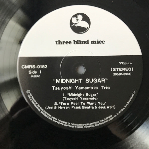 Yamamoto, Tsuyoshi Trio* : Midnight Sugar (LP, Album, RE)