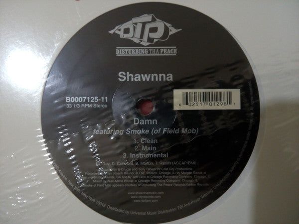 Shawnna : Damn (12")