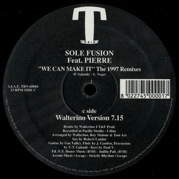 Sole Fusion : We Can Make It (The 1997 Remixes) (2x12")
