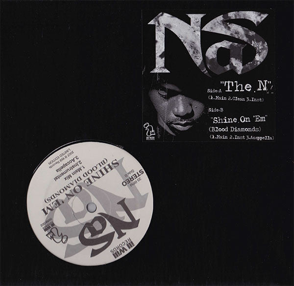 Nas : The N / Shine On Em (Blood Diamonds) (12", Ltd)