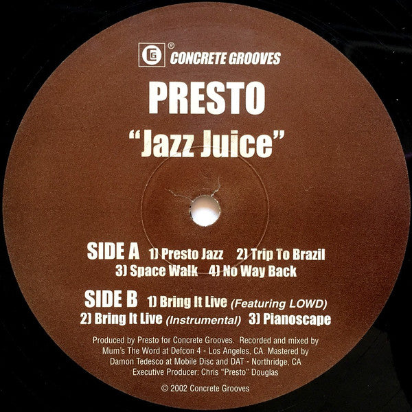 Presto : Jazz Juice (12")