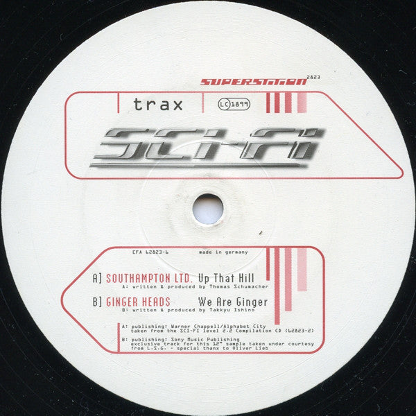 Southampton Ltd. / Ginger Heads : Sci-Fi Trax (12")
