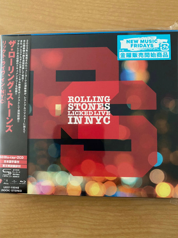 The Rolling Stones : Licked Live In NYC (2xCD, Album, RM, SHM + Blu-ray, SD )