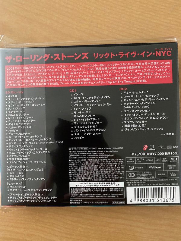 The Rolling Stones : Licked Live In NYC (2xCD, Album, RM, SHM + Blu-ray, SD )