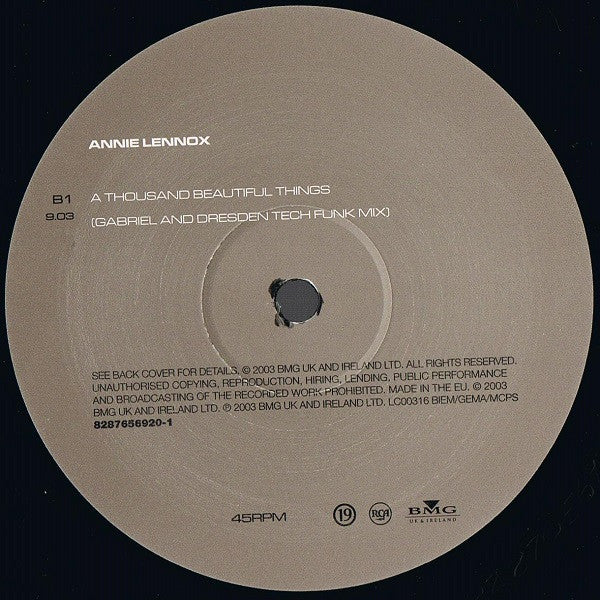 Annie Lennox : Wonderful (12", Single)