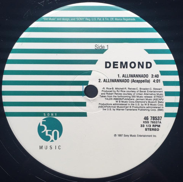 Demond (2) : Alliwannado (12", Max)