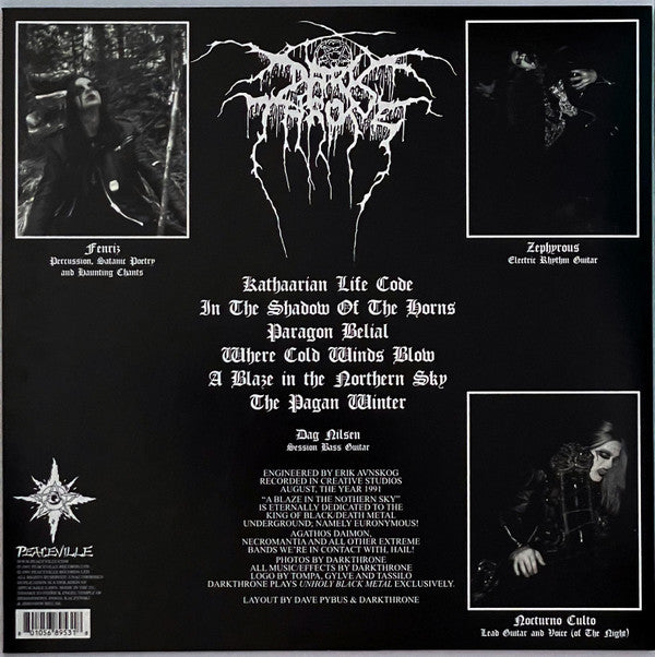 Darkthrone : A Blaze In The Northern Sky (LP, Album, Ltd, RE, Whi)