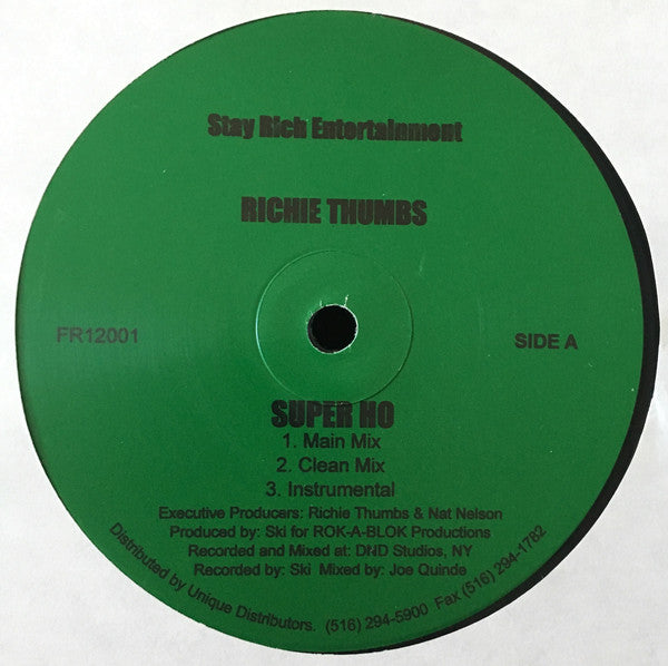Richie Thumbs : Super Ho (12")