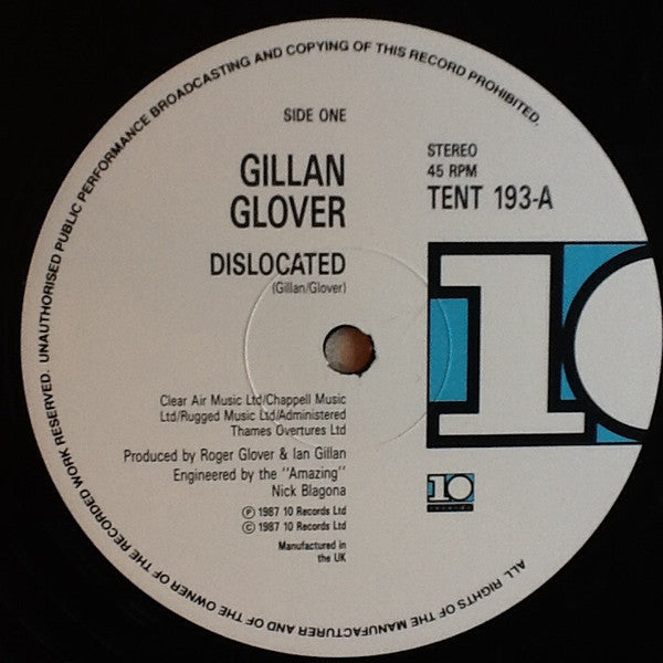 Gillan & Glover : Dislocated (12", Single)
