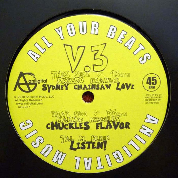 Various : All Your Beats V.3 (12", Smplr)